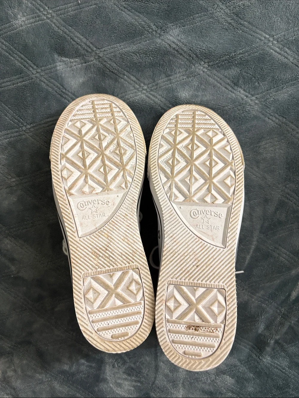 Converse White High-Top Leather Sneakers with Black Stripe